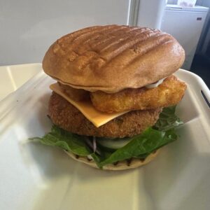 Vegetarian Tower Burger