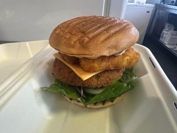 Vegetarian Tower Burger