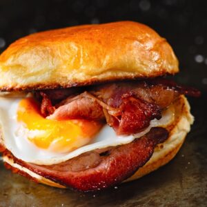Egg, Sausage & Bacon Bun