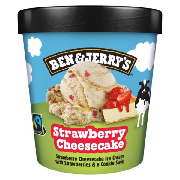 Ben & Jerry's Strawberry Cheesecake 465ml