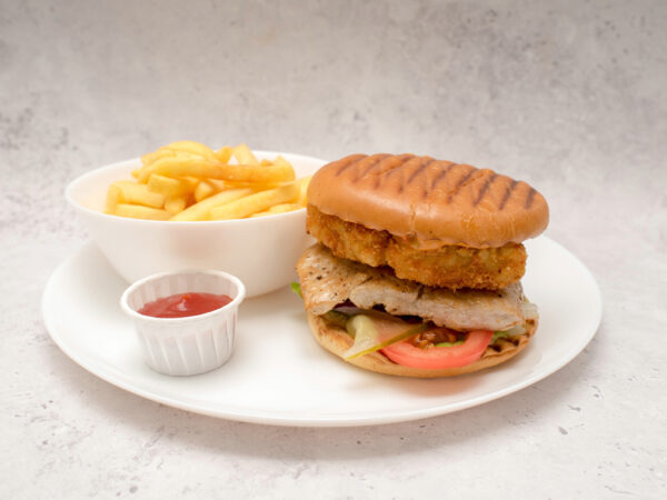 Chicken Fillet Tower Burger Meal