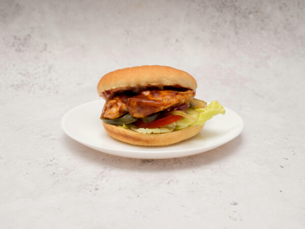Spicy BBQ Chicken Burger