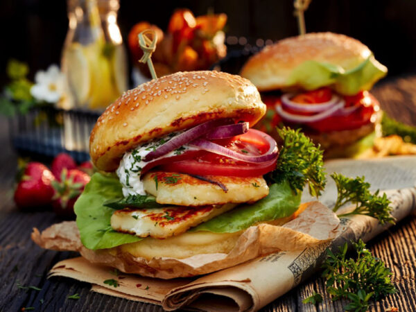 Vegetarian Tower Burger Meal